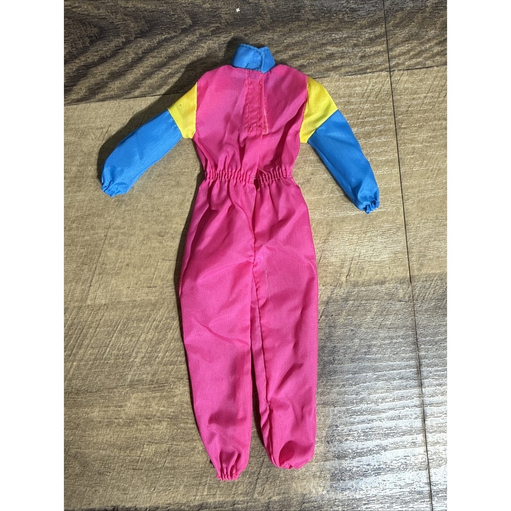 Vintage Barbie Sporting Life Fashions Ski Outfit 1989 Colorblock Jumpsuit #7175